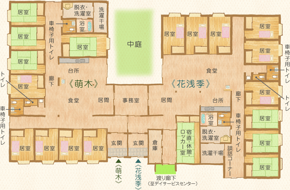 グループホーム間取り