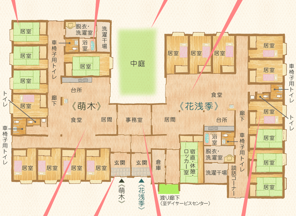 グループホーム間取り